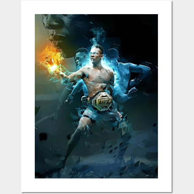 Israel Adesanya AKA The Last Airbender - UFC Champion Wall Art by Fit-Flex